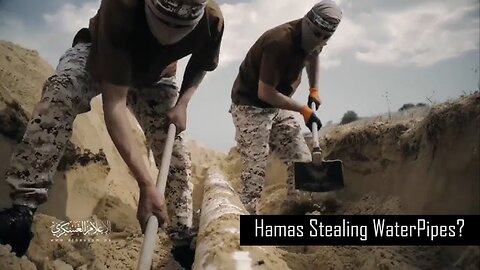 Hamas Stealing Water Pipes Lie Debubked