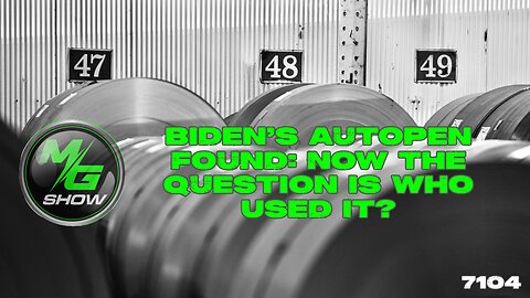 Biden's Autopen Found: Now the Question is WHO Used It?