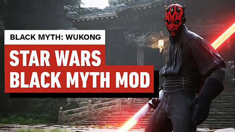 Black Myth - Wukong - Darth Maul & Lightsaber Mod Gameplay
