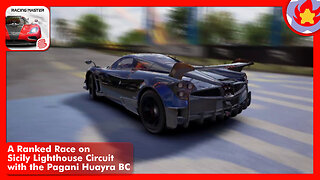 A Ranked Race on Sicily Lighthouse Circuit with the Pagani Huayra BC | Racing Master