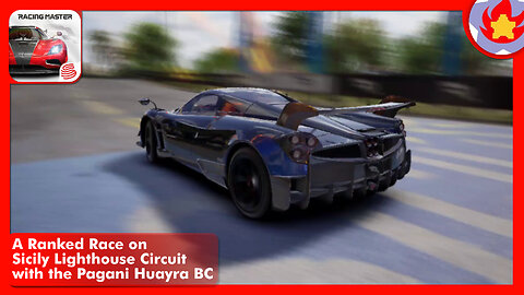 A Ranked Race on Sicily Lighthouse Circuit with the Pagani Huayra BC | Racing Master