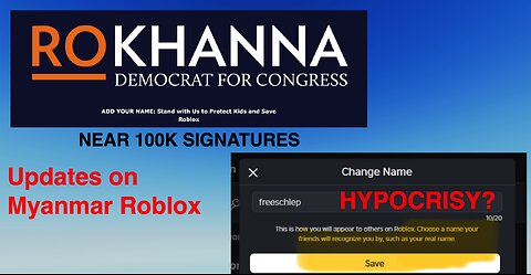 Ro Khanna Petition Updates, Bahrain eyeing Roblox Ban, and More
