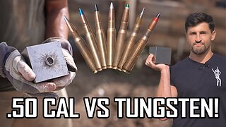 STRONGEST .50 Cal Rounds vs Tungsten Cube!