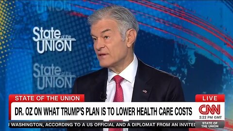 Dr Oz SCHOOLS CNN Host On One Way Trump Can Lower Healthcare Insurance