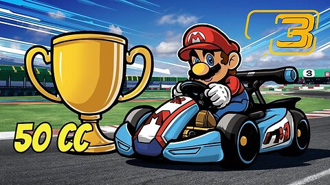 Mario Kart World - 50cc Challenge: Race to a 3-Star Victory!