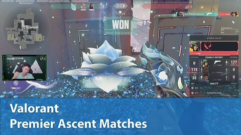 Premier Ascent Matches | Competitive 0W-1L | Premier 0W-2L | Valorant