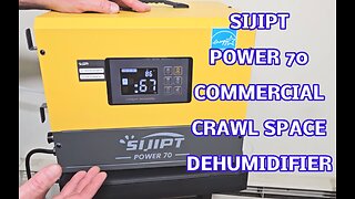 Sijipt POWER 70 Crawl Space Dehumidifier w Pump, 1000 sq ft