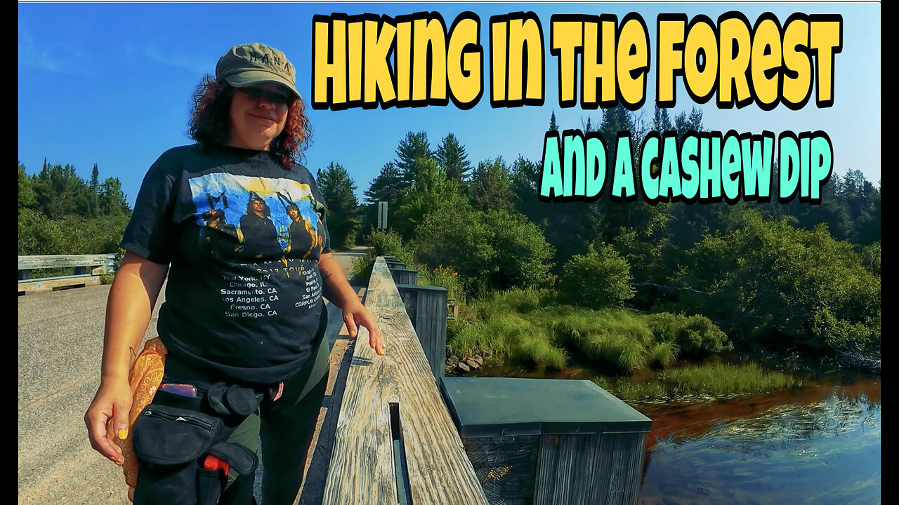 I love hiking in the forest