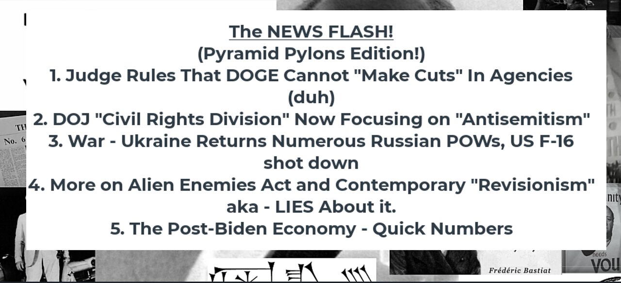 Liberty Conspiracy LIVE 3-19-25 DOGE Ball, Alien Enemies Act, IDF Genocide