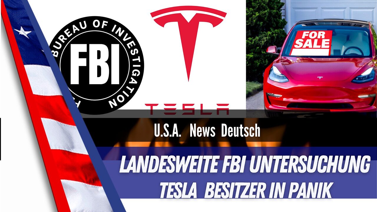 FBI jagt Tesla-Terroristen. Erste Festnahmen. Tesla Besitzer im Panikverkauf. Pam Bondi Gnadenlos.