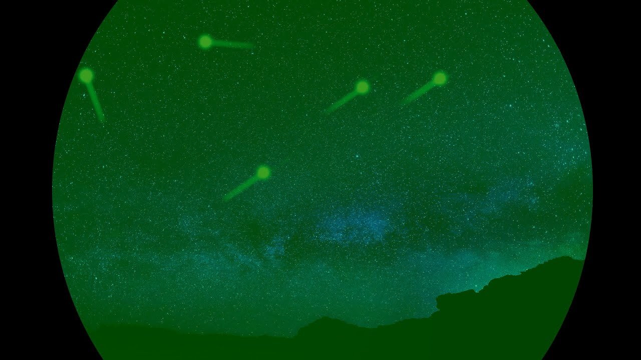 Orbs at Tonopah Air Force Base in Nevada on Night Vision!
