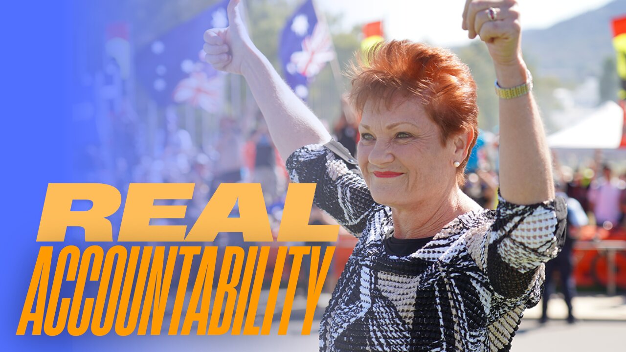 One Nation + Freedom Parties = Real Accountability‼️
