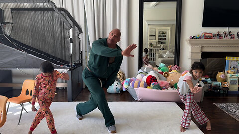 The Rock Proves He’s the Coolest Dad in This Dance Video!