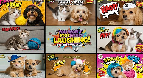 YOU WON'T STOP LAUGHING! 😂 Funniest Animal Antics (Cats & Dogs Edition!)