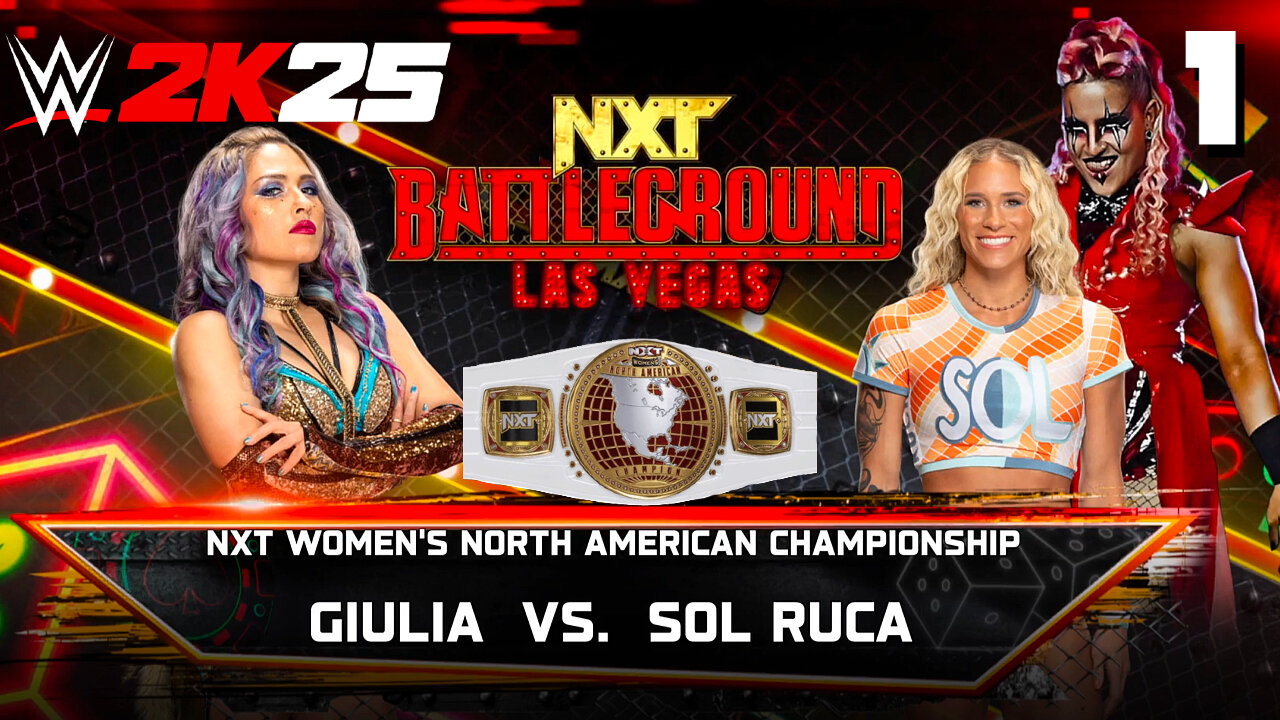 WWE 2K25 NXT Battleground - Match 1: The Beautiful Madness Has Arrived!
