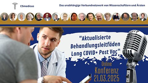 "Aktualisierte Behandlungsleitfäden Long COVID & PostVac" | Konferenz vom 21.03.2025