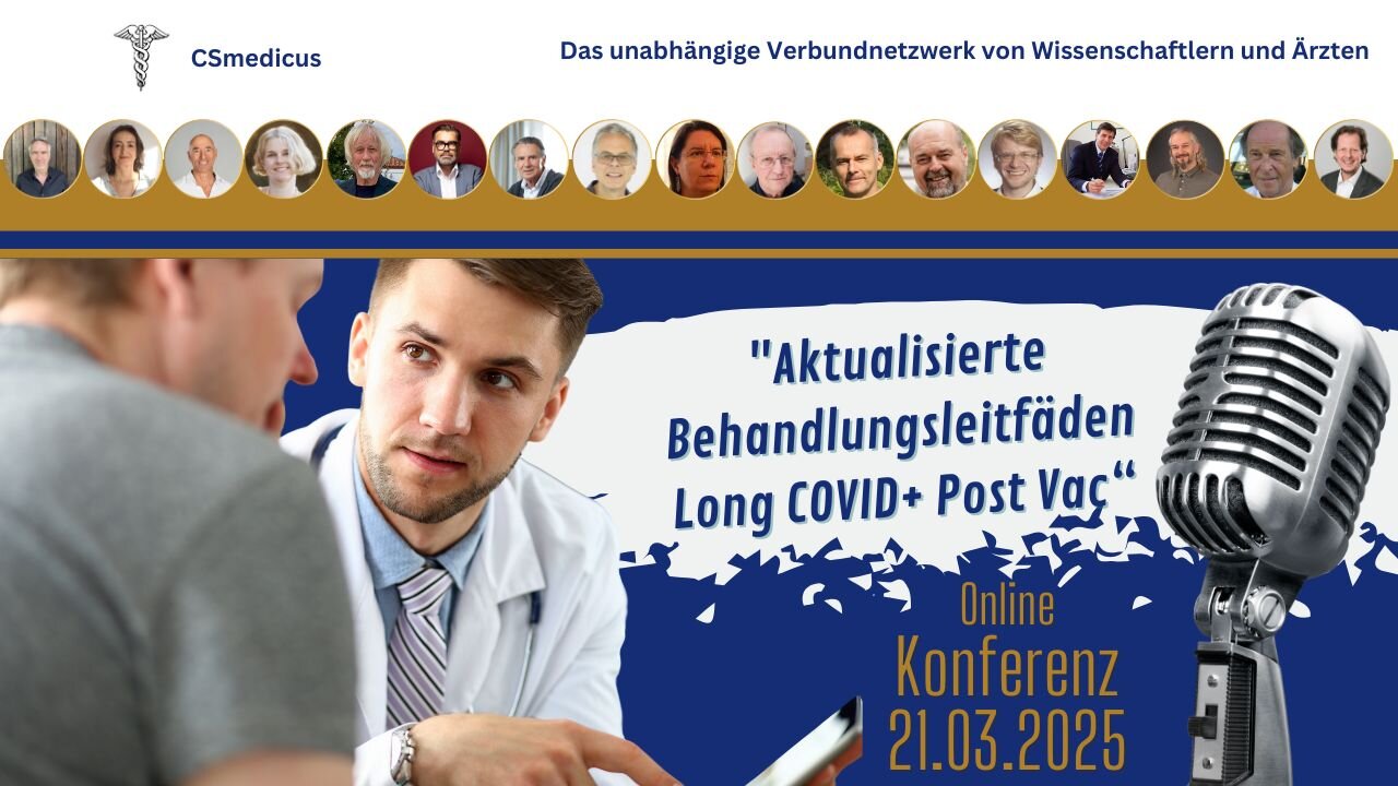 "Aktualisierte Behandlungsleitfäden Long COVID & PostVac" | Konferenz vom 21.03.2025
