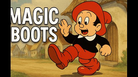 Magic Boots | Classic Vintage Cartoon Short (Public Domain)