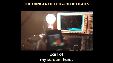 Man Shows Evidence of How Toxic LED Lighting Is