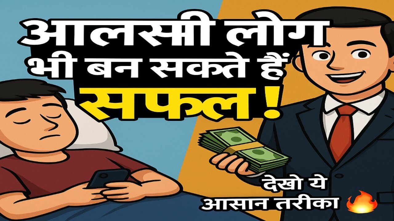 आलसी हो? तो ये वीडियो आपकी ज़िंदगी बदल देगा | Lazy लोगों के लिए Success Trick!"