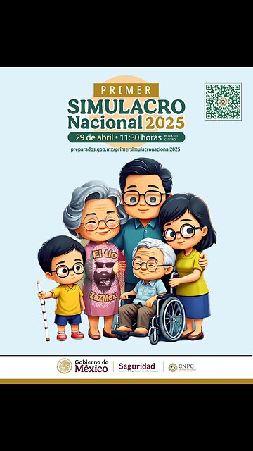 ¿Están listos para el Primer Simulacro Nacional 2025? #NoOlvides de participar 29 de Abril 11:30 AM