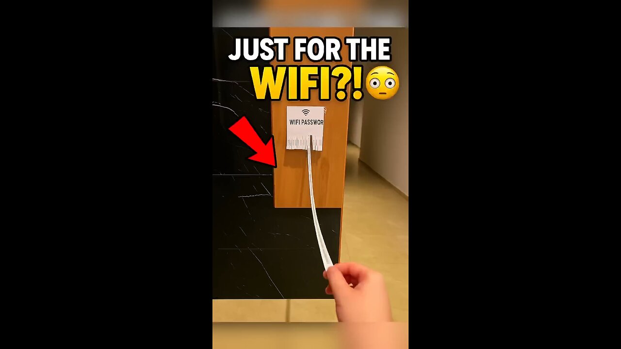 Try Typing THIS WiFi Password