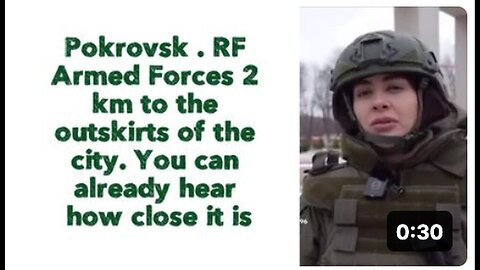 "RF Armed Forces Advance to 2km From Outskirts of Pokrovsk, Ukraine 🇷🇺🇺🇦"