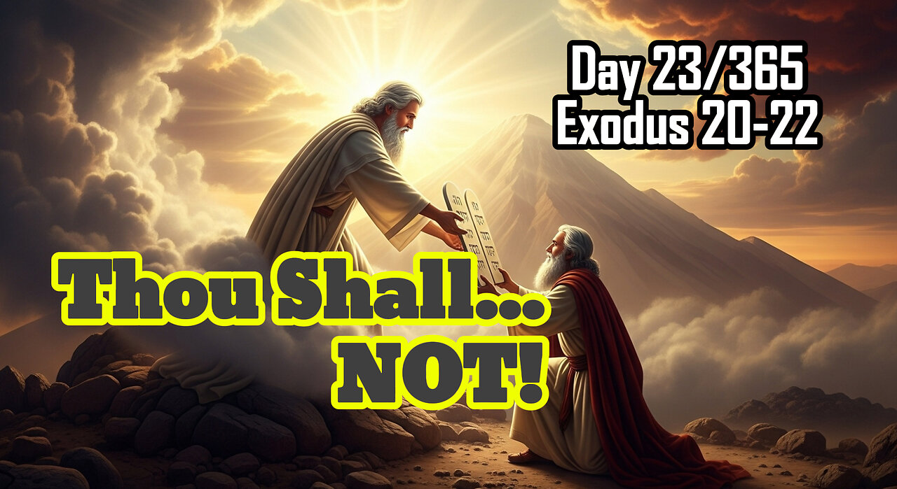 Day 23/365 - Thou Shall...NOT | TEN Commandments
