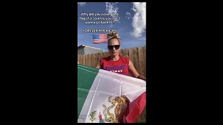 Captioned - Mexicans, why you wave the foreign on USA?