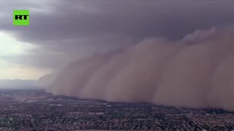 A hospital SWALLOWED by a massive dust storm in Arizona