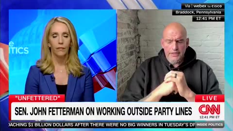 Fetterman Stuns Dana Bash by Telling Her How the Left Is Crueler Than the Right