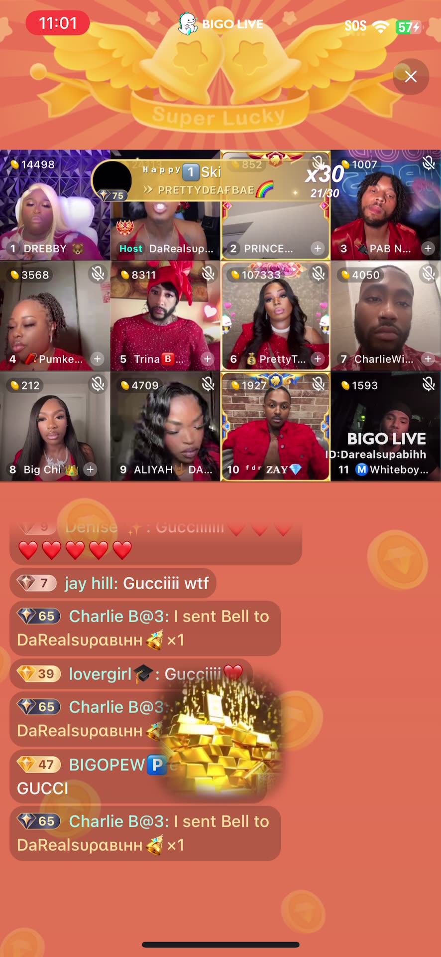 8/22/25 PT.2 BIGO REUNION - MAJ VS SUPA & TRINA B - DREBABY Apologies TO MAJ - Finess Allegations