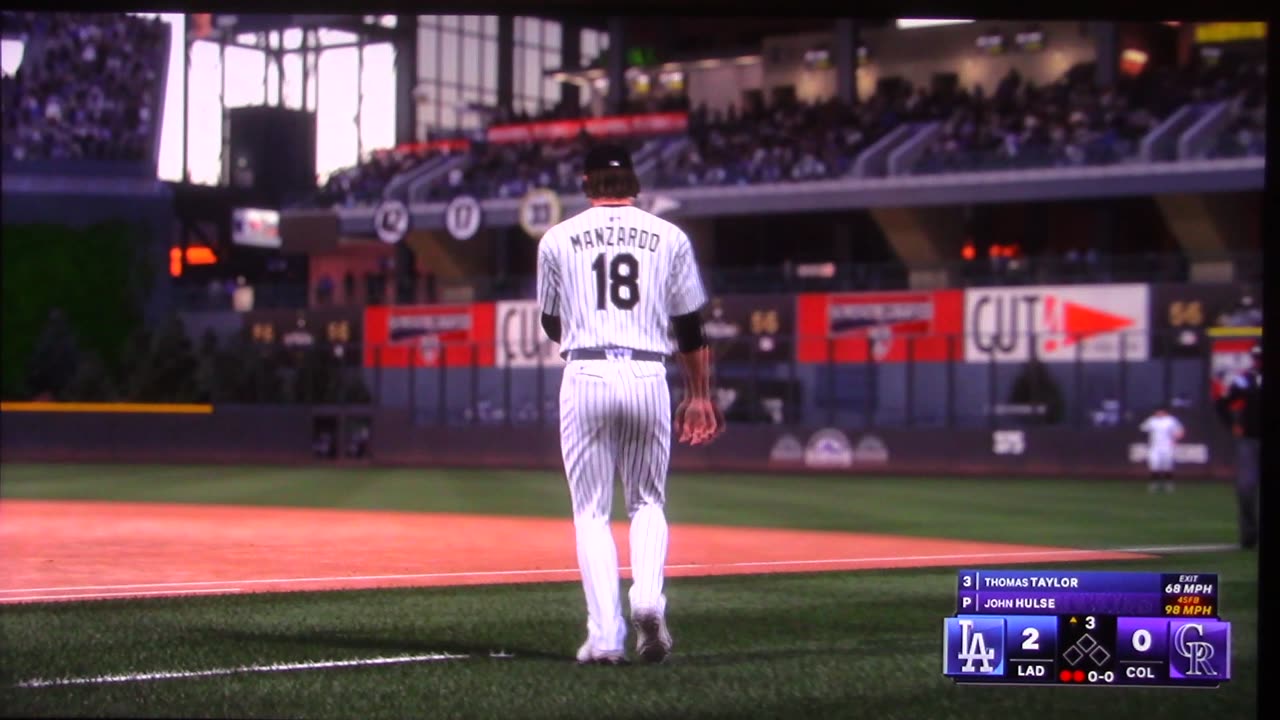 MLB The Show: Colorado Rockies vs Los Angeles Dodgers (S12 G134)