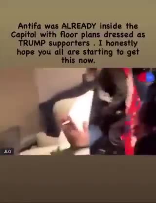 ANTIFA was already inside the capital January 6th!!!
