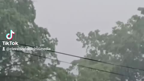 Rain Storm In Cleveland Ohio