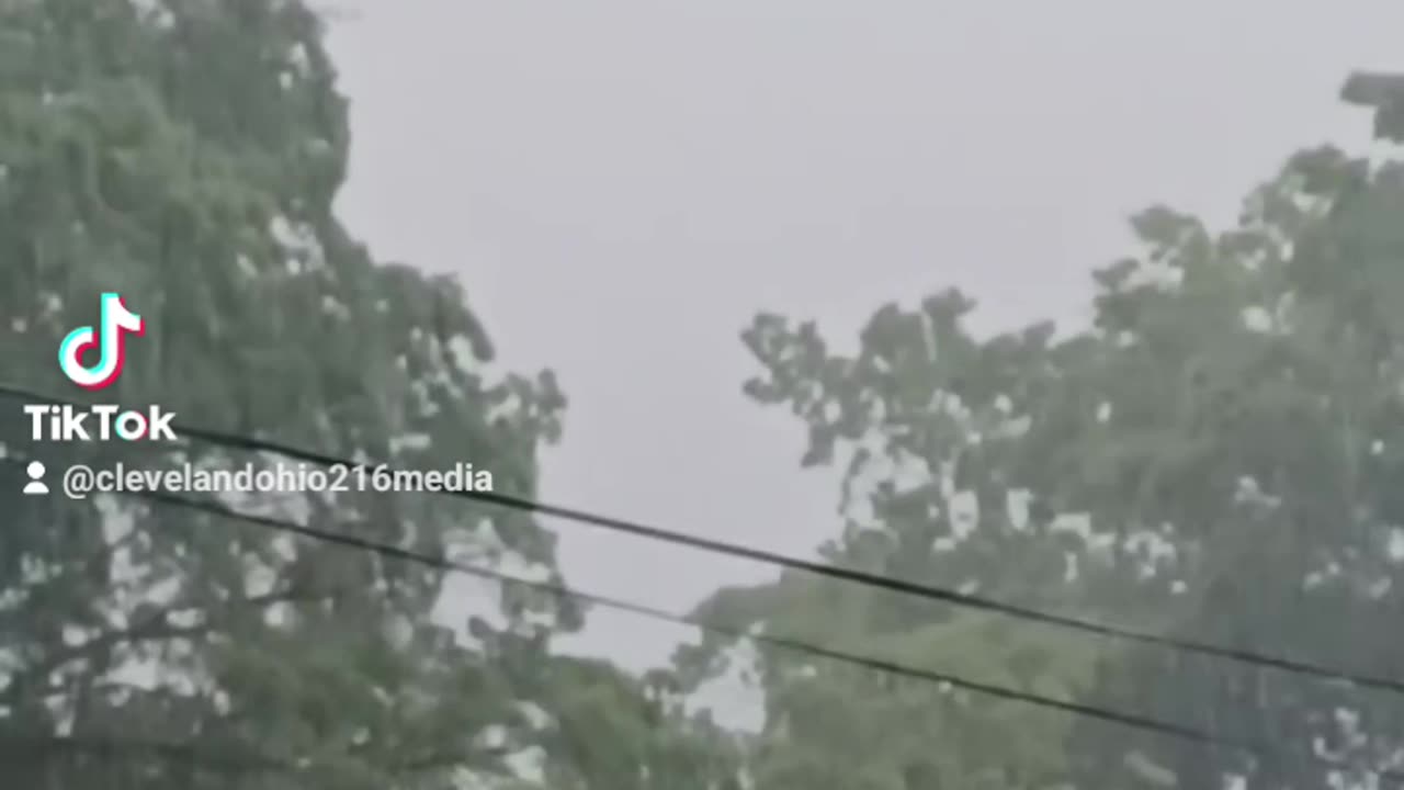 Rain Storm In Cleveland Ohio