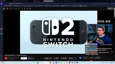 ThatsTheBruh Reaction to Nintendo Switch 2 Trailer