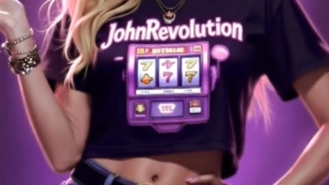 JOHN REVOLUTION LET'S PLAY SLOT MACHINE BABE #AI #AIART #QUANTUMAI