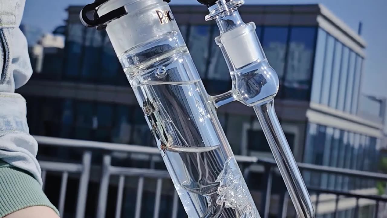 Phoenix Star Glycerin Bong with Showerhead Perc | Freeze Water Pipe #420 #stonerfam