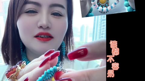 250515-5 Sleeping Beauty Turquoise & Pink Shell Bracelet: Gentle Charm on the Wrist