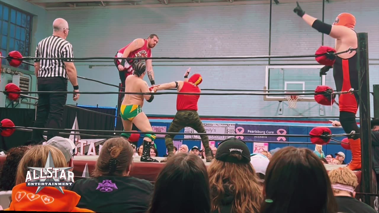 All-Star Entertainment:Anthony Cooley & Yela Man vs Mega Destroyer & Ivan Romanov