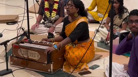 Temple kirtan at Iskcon Houston, Texas August 2025