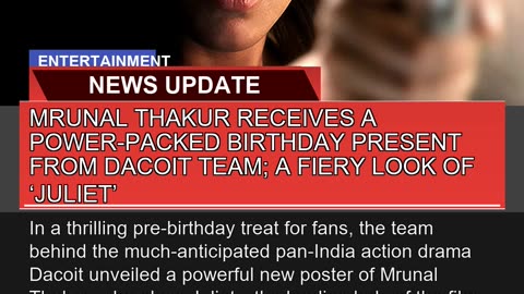 Mrunal Thakur Receives a Powerpacked Birthday Pre