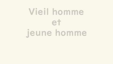 Vieil homme et jeune homme - Huhito Fables-Version française Vol.4