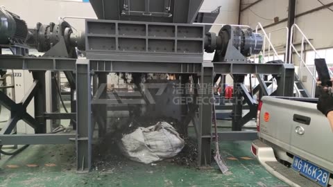 Dual Shaft Shredder for Aluminum Foil Recycling