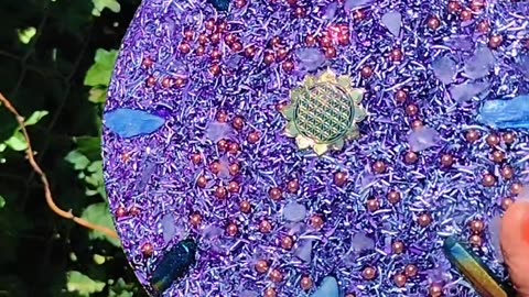 Healing Crystal Sacred Geometry Orgone Energy Charging Plates