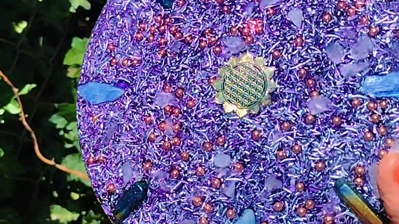 Healing Crystal Sacred Geometry Orgone Energy Charging Plates