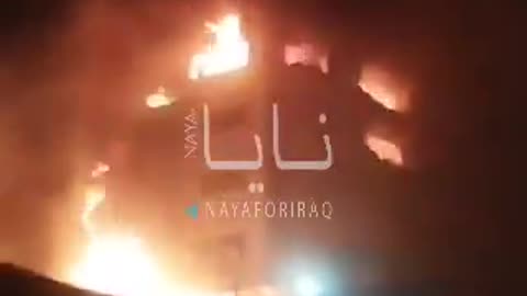 BREAKING: Multiple buildings on fire in Tehran, Iran amid Israeli airstrikes.
