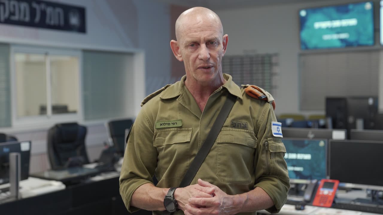 IDF: Commander of the Home Front Command, MG Rafi Milo: When an alert is received,