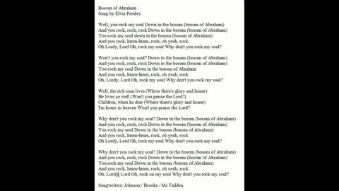 Bosom of Abraham by SRM
